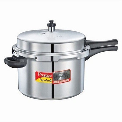 Prestige Popular Plus 5 L Outer Lid Induction Bottom Pressure Cooker(Aluminium)