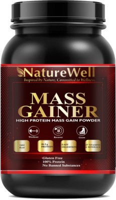 Naturewell Mass High Protein Protein Weight Gainers/Mass Gainers (Chocolate)MW889 Pro Weight Gainers/Mass Gainers(300 g, Chocolate)