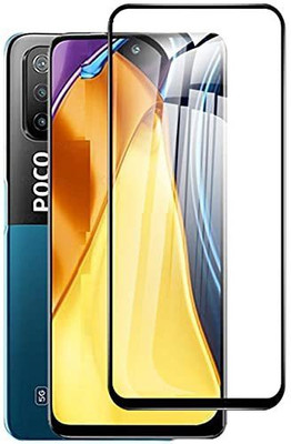 AKSHUD Edge To Edge Tempered Glass for POCO M3 Pro(Pack of 1)