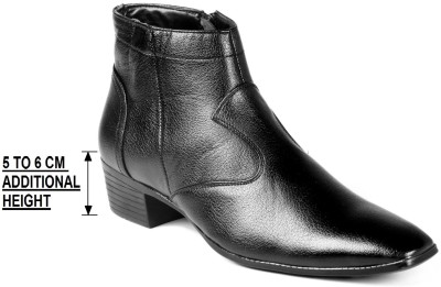 BXXY Height Increasing Boots Boots For Men(Black)