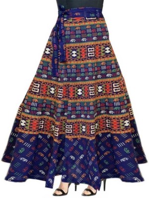 Stylo Urban Printed Women Wrap Around Multicolor Skirt