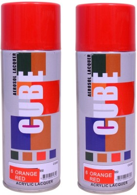 FUTURSTIC HUB Red Spray Paint 400 ml(Pack of 2)