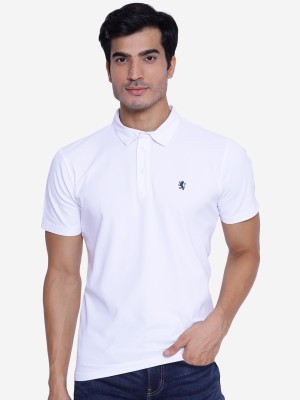 RED TAPE Solid Men Polo Neck White T-Shirt