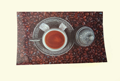 Welhouse India Rectangular Pack of 1 Table Placemat(Brown, Plastic)
