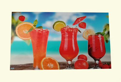 Welhouse India Rectangular Pack of 1 Table Placemat(Red, Plastic)
