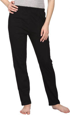 NeuVin Solid Women Black Track Pants