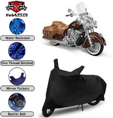 THE REAL ARV Waterproof Two Wheeler Cover for Indian(Chief Vintage, Black)