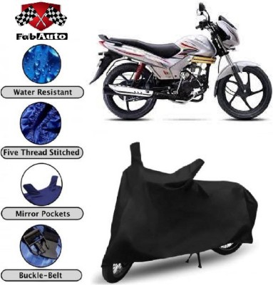 THE REAL ARV Waterproof Two Wheeler Cover for Mahindra(Centuro XT, Black)