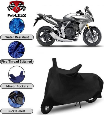 THE REAL ARV Waterproof Two Wheeler Cover for Honda(CBF 1000, Black)