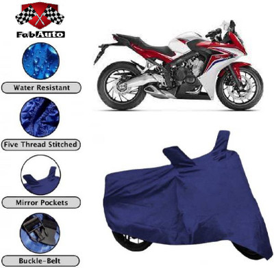 Mdstar Two Wheeler Cover for Honda(CBR 650F, Blue)