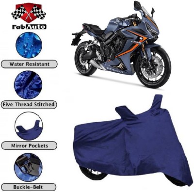 THE REAL ARV Waterproof Two Wheeler Cover for Honda(CBR650R, Blue)