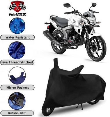 THE REAL ARV Waterproof Two Wheeler Cover for Honda(CB Trigger, Black)