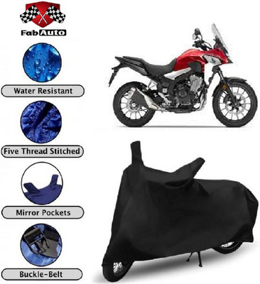 THE REAL ARV Waterproof Two Wheeler Cover for Honda(CB 500, Black)