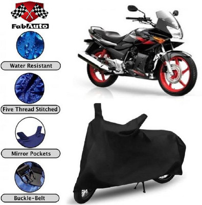 THE REAL ARV Waterproof Two Wheeler Cover for Hero(CBZ, Black)