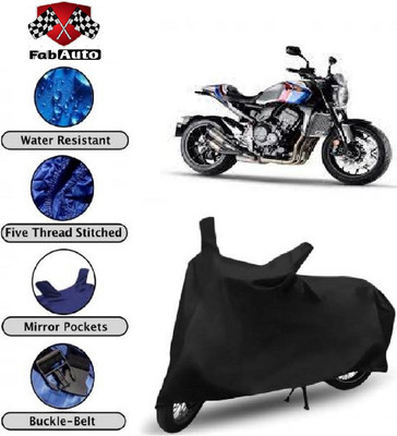THE REAL ARV Waterproof Two Wheeler Cover for Honda(CB1000R Plus, Black)