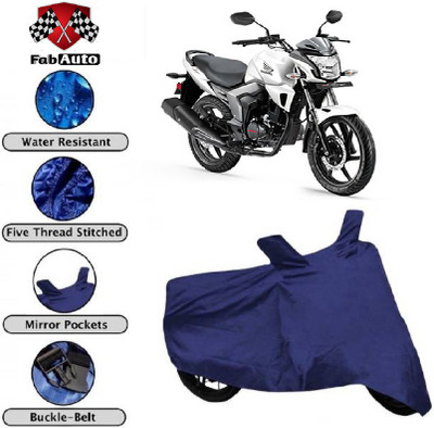 FabAuto Waterproof Two Wheeler Cover for Honda(CB Trigger, Blue)