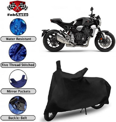 THE REAL ARV Waterproof Two Wheeler Cover for Honda(CB 1000R, Black)