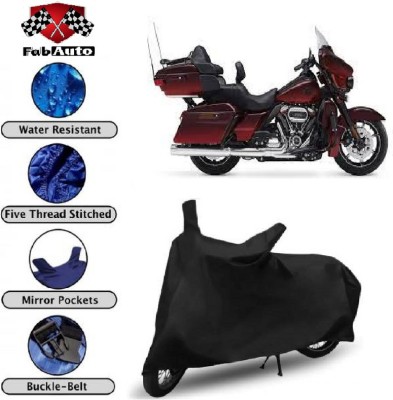 THE REAL ARV Waterproof Two Wheeler Cover for Harley Davidson(CVO Limited, Black)