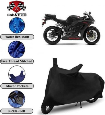 THE REAL ARV Waterproof Two Wheeler Cover for Honda(CBR 600 RR, Black)