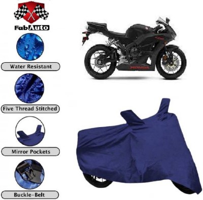 FabAuto Waterproof Two Wheeler Cover for Honda(CBR 600 RR, Blue)