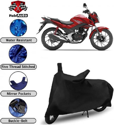 THE REAL ARV Waterproof Two Wheeler Cover for Honda(CBF150, Black)