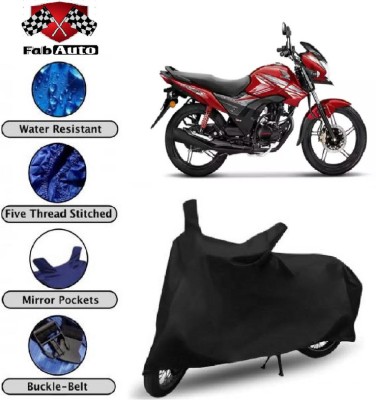 FabAuto Waterproof Two Wheeler Cover for Honda(CB Shine SP, Blue)