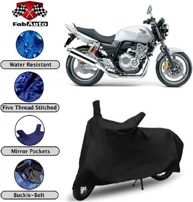 APNEK Waterproof Two Wheeler Cover for Honda(CB 400, Black)