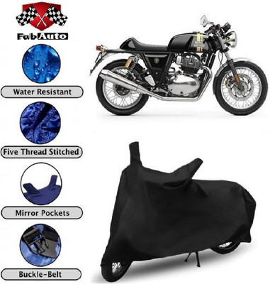 THE REAL ARV Waterproof Two Wheeler Cover for Royal Enfield(Continental GT 650, Black)