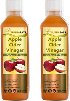 NutraEats Apple Cider Vinegar for Weight Loss Vinegar (Z) (Pack Of 2) Vinegar(2 x 500 ml)