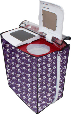 AAVYA UNIQUE FASHION Semi-Automatic Washing Machine  Cover(Width: 82.55 cm, Multicolor,7KG)
