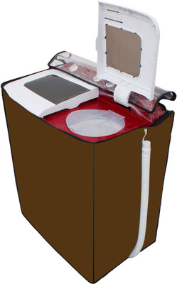 AAVYA UNIQUE FASHION Semi-Automatic Washing Machine  Cover(Width: 86.36 cm, Brown)