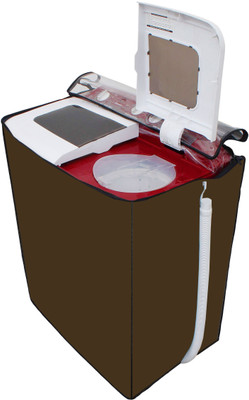 AAVYA UNIQUE FASHION Semi-Automatic Washing Machine  Cover(Width: 86.36 cm, Brown)