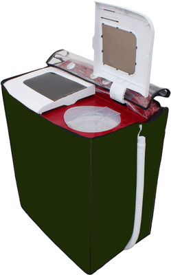 AAVYA UNIQUE FASHION Semi-Automatic Washing Machine  Cover(Width: 86.36 cm, Green)