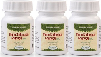 Nagarjun MAHA SUDARSHAN GHANVATI 60TAB (PACK OF 3)(Pack of 3, 180 Tablets)
