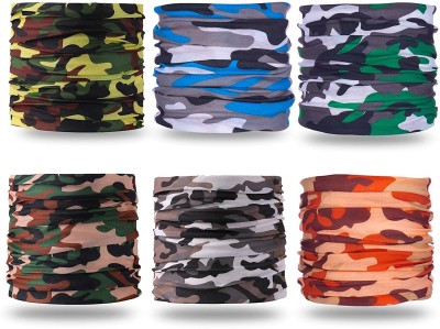 Aadikart Men & Women Printed Bandana(Pack of 6)