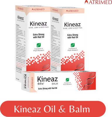 20% OFF on Atrimed Kineaz Liniment & Balm for bone, joint & body pain Combo set(Set of 3) Balm(120 ml)