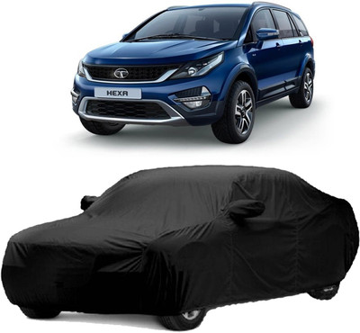 UK Blue Car Cover For Tata Hexa (With Mirror Pockets)(Black, For 2017, 2018, 2019, 2020, 2021 Models)