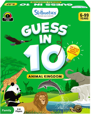 Skillmatics Guess in 10 Animal Kingdom(Multicolor)