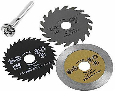 AASONS cutting wheel x3 AASONS Metal Circular Saw Set with Spindle Attachment Fit to All Types of Rotary Tools and Drill Machine (Black, 1/4 Inch), Set of 3 Blades Rotary Bit Set(3 Bits) AASONS cutting wheel x3 AASONS Metal Circular Saw Set with Spindle Attachment Fit to All Types of Rotary Tools and Drill Machine (Black, 1/4 Inch), Set of 3 Blades Rotary Bit Set(3 Bits)