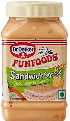 FUNFOODS by Dr. Oetker Sandwich Spread Veg Cucumber & Carrot 250 Gram(250 g)