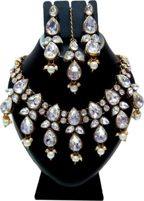 CATALYST Brass Copper White Jewellery Set(Pack of 1)