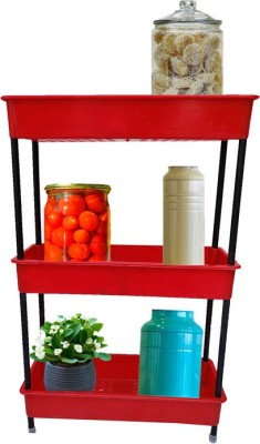 RMA HANDICRAFTS Plastic Kitchen Trolley(DIY(Do-It-Yourself))