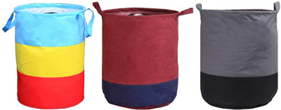 Justanndkrafts 45 L Maroon Laundry Bag(Non Woven)