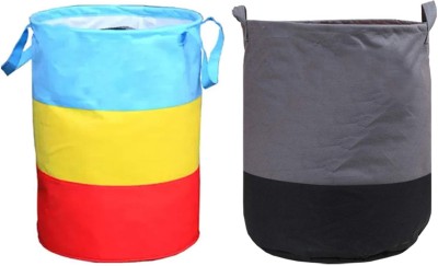 Justanndkrafts 45 L Grey Laundry Bag(Non Woven)