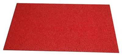 KUBER INDUSTRIES PVC (Polyvinyl Chloride) Door Mat(Red, Large)