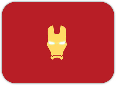 Monk Matters Ironman Design Rubber Base Gaming & Laptop (MPAD00591) Non Slip Base Mousepad(Multicolor)