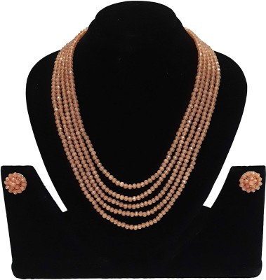 RATANSHALA Ratanshala necklace set Crystal Stone Layered