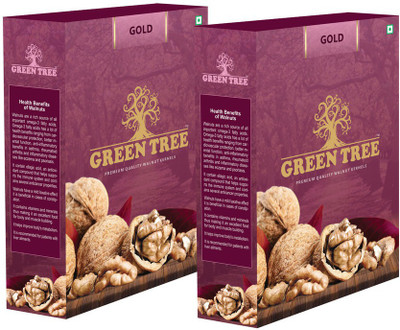 Green Tree Gold Extra Light Quarter Walnut Kernels Walnuts(2 x 250 g)