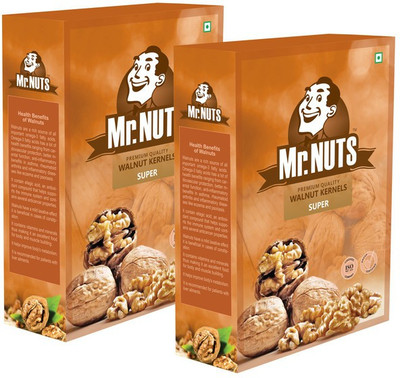 Mr.NUTS Super Walnut Kernels Walnuts(2 x 250 g)