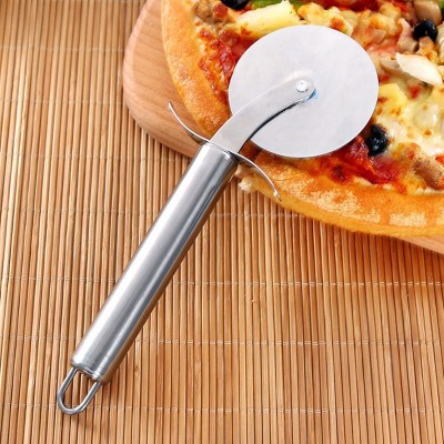 Gabbar Stainless Steel Pizza Cutter, Pastry Cake Slicer, Sharp, Wheel Type Wheel Pizza Cutter(Stainless Steel)